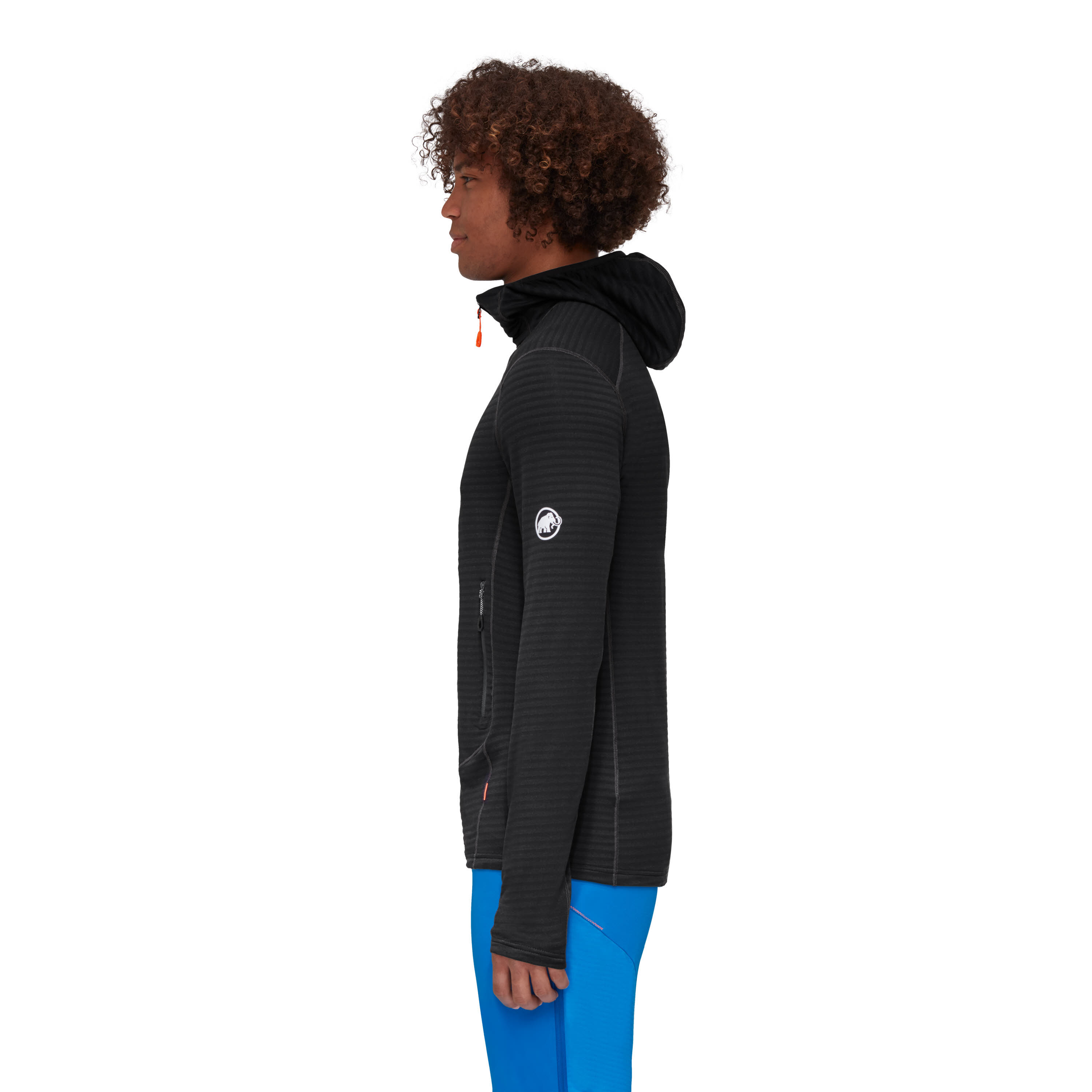 Mammut Taiss Light ML Hooded Jacket Fleecejacke Leicht Warm Herren Schwarz