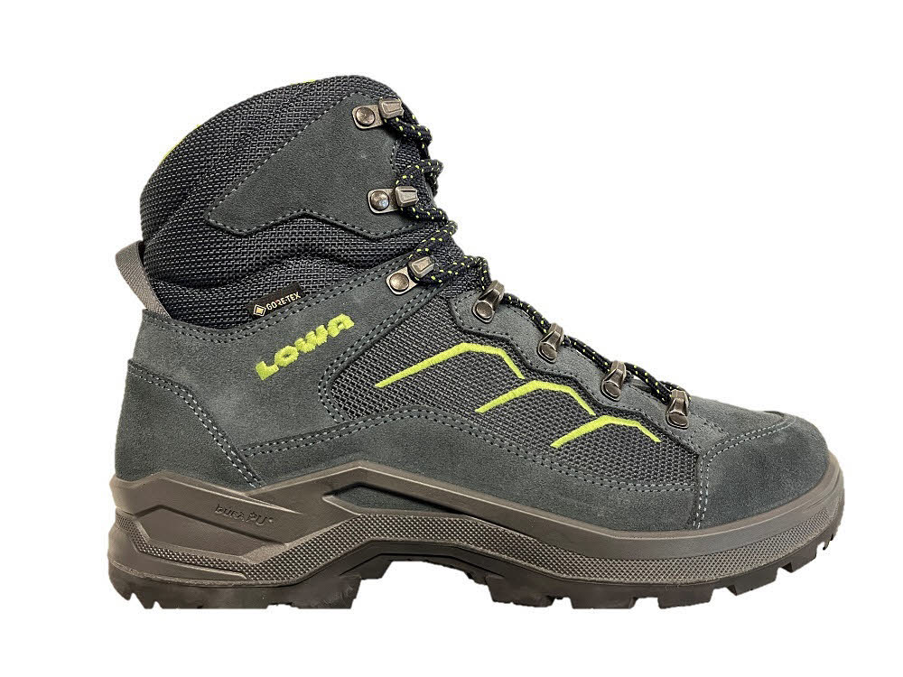 Lowa Klondex Nova GTX Mid Herren Wanderschuhe Trekkingschuhe stahlblau/limone