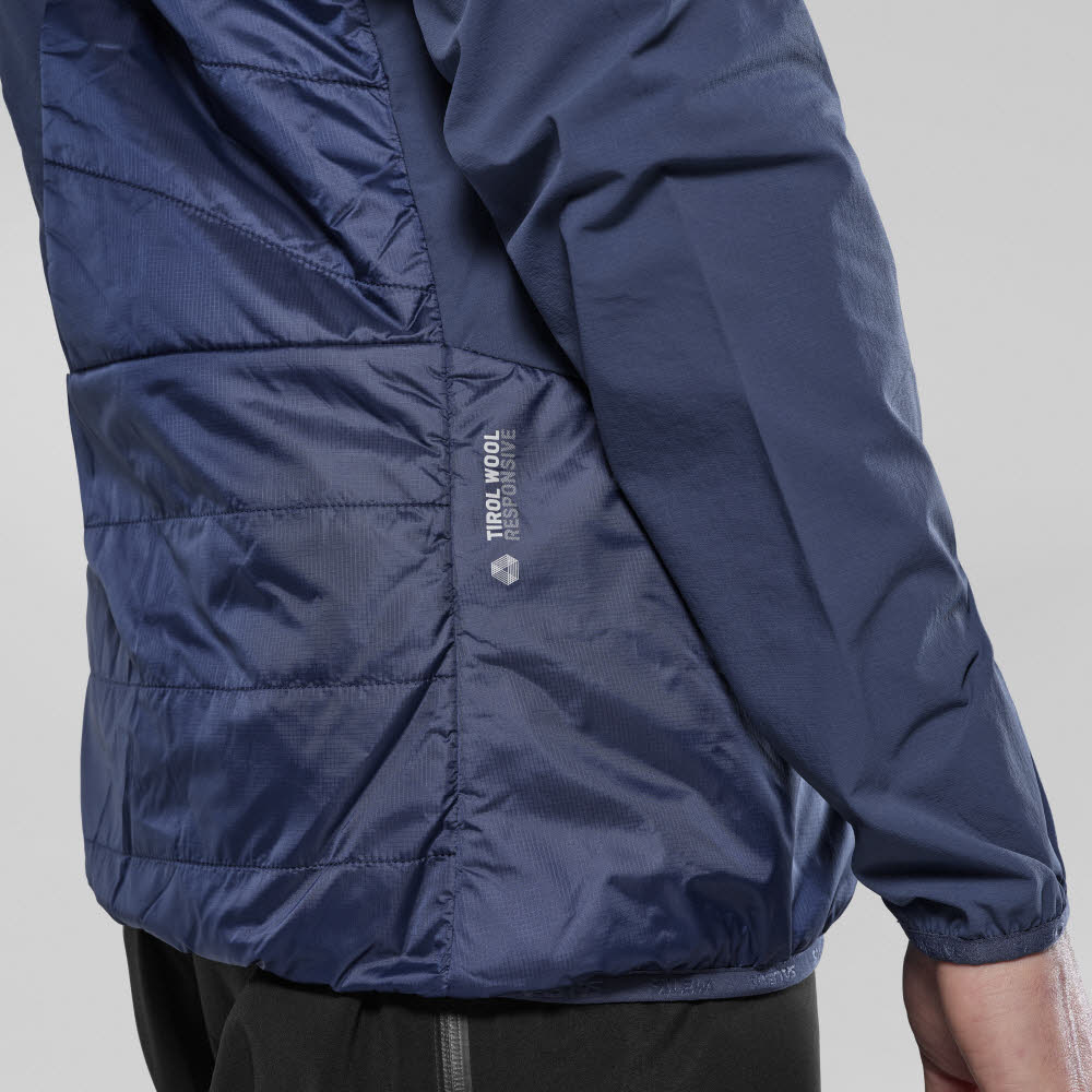 SALEWA Ortles Hybrid TirolWool Responsive Wanderjacke Herren blau