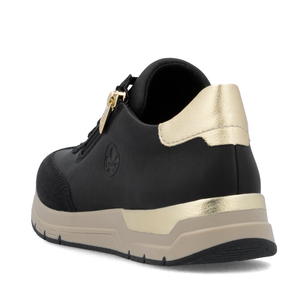 Rieker HWK Damen Halbschuhe Sneaker Low schwarz