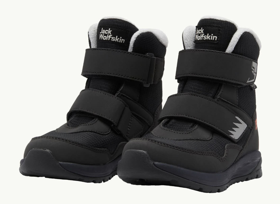 Jack Wolfskin Polar Bear-b Texapore Mid Vc K Winterschuhe Kinder schwarz