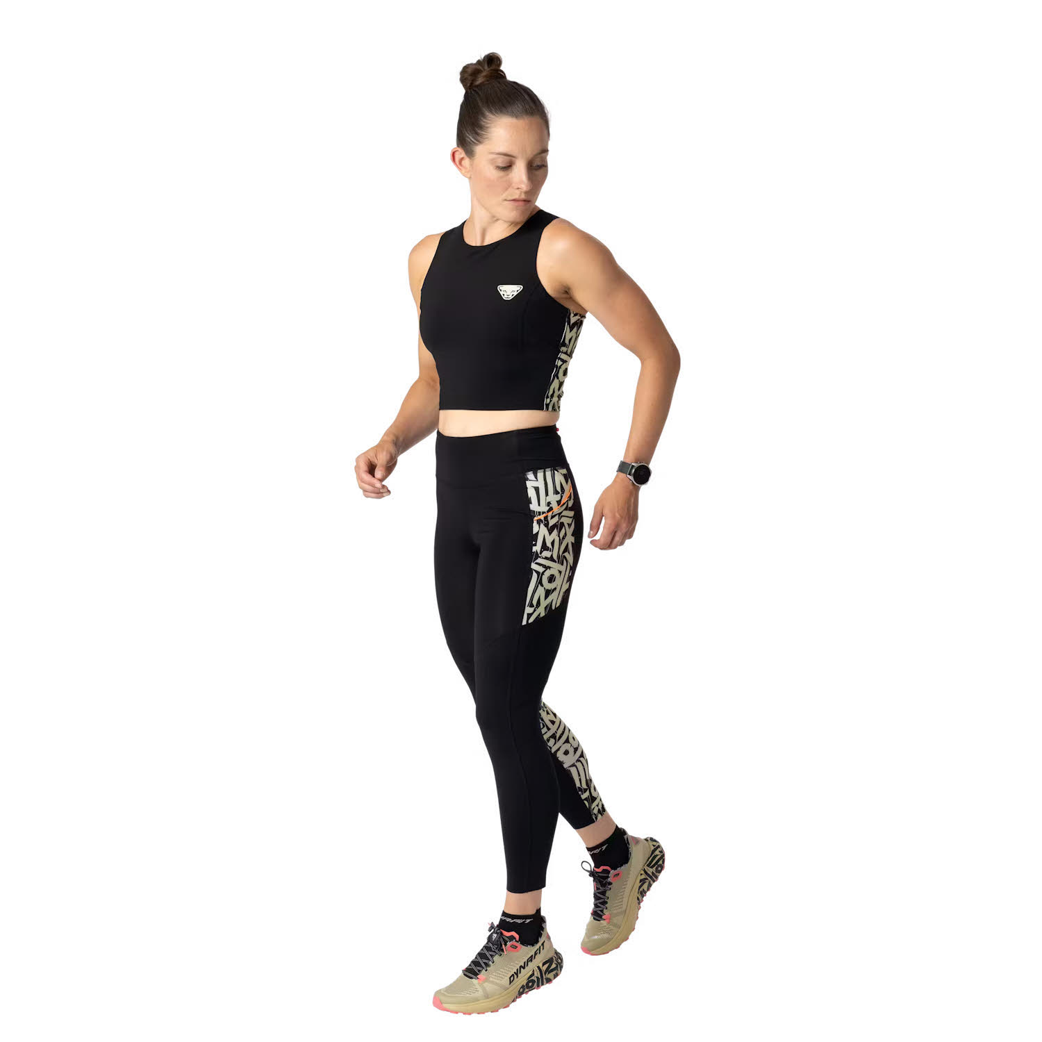 Dynafit TRAIL CROP TOP W Damen Laufoberteil Running Top black out