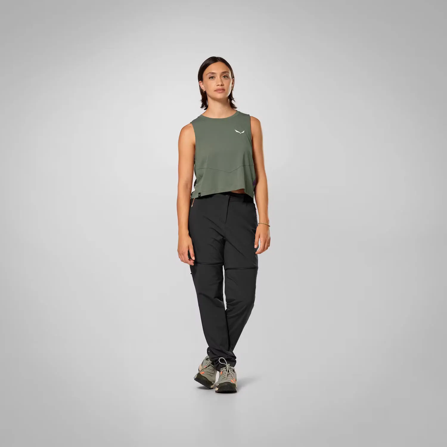 Salewa PEDROC 3 DST 2IN1 PANT W Damen Wanderhose Zip-off schwarz
