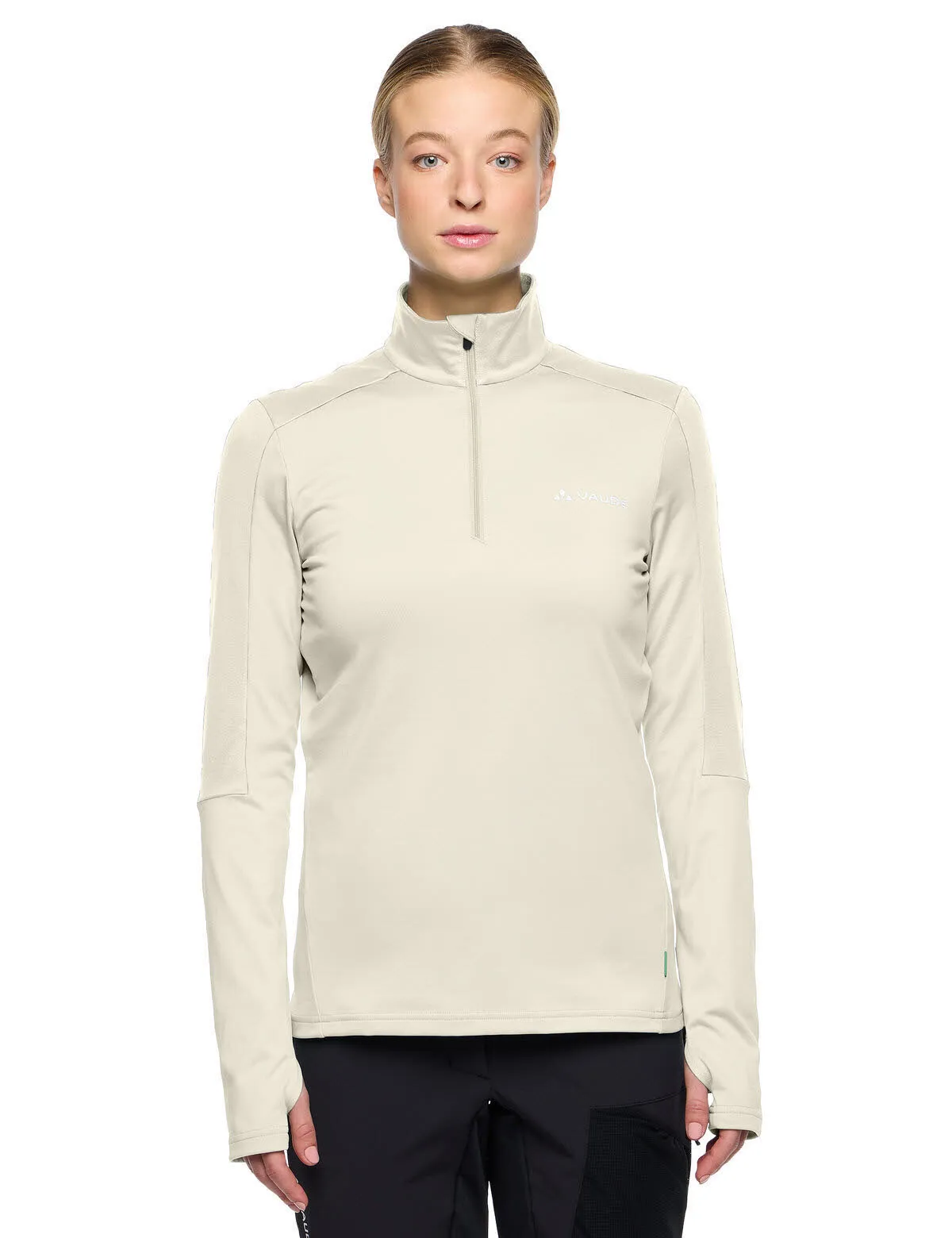 Vaude Livigno Skirolli Funktionsshirt langarm Damen beige