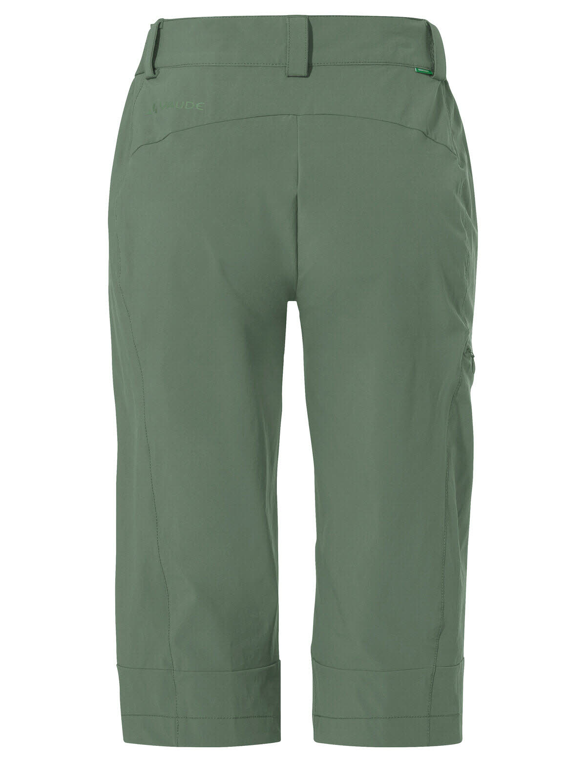 Vaude Women's Farley Stretch Capri III Wanderhose Damen grün