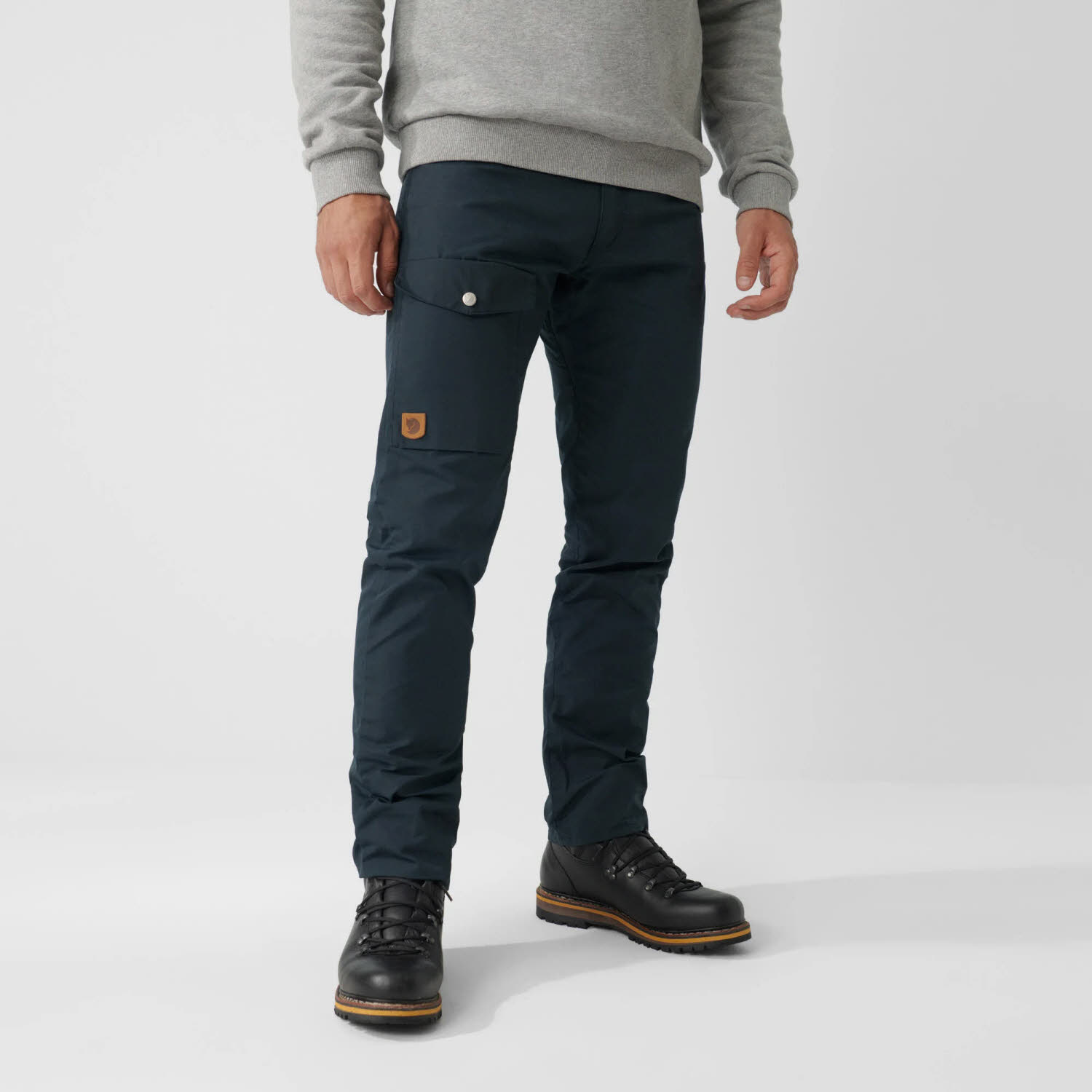 Fjällräven Greenland Jeans M Reg Herren Jeanshose Freizeithose dark navy