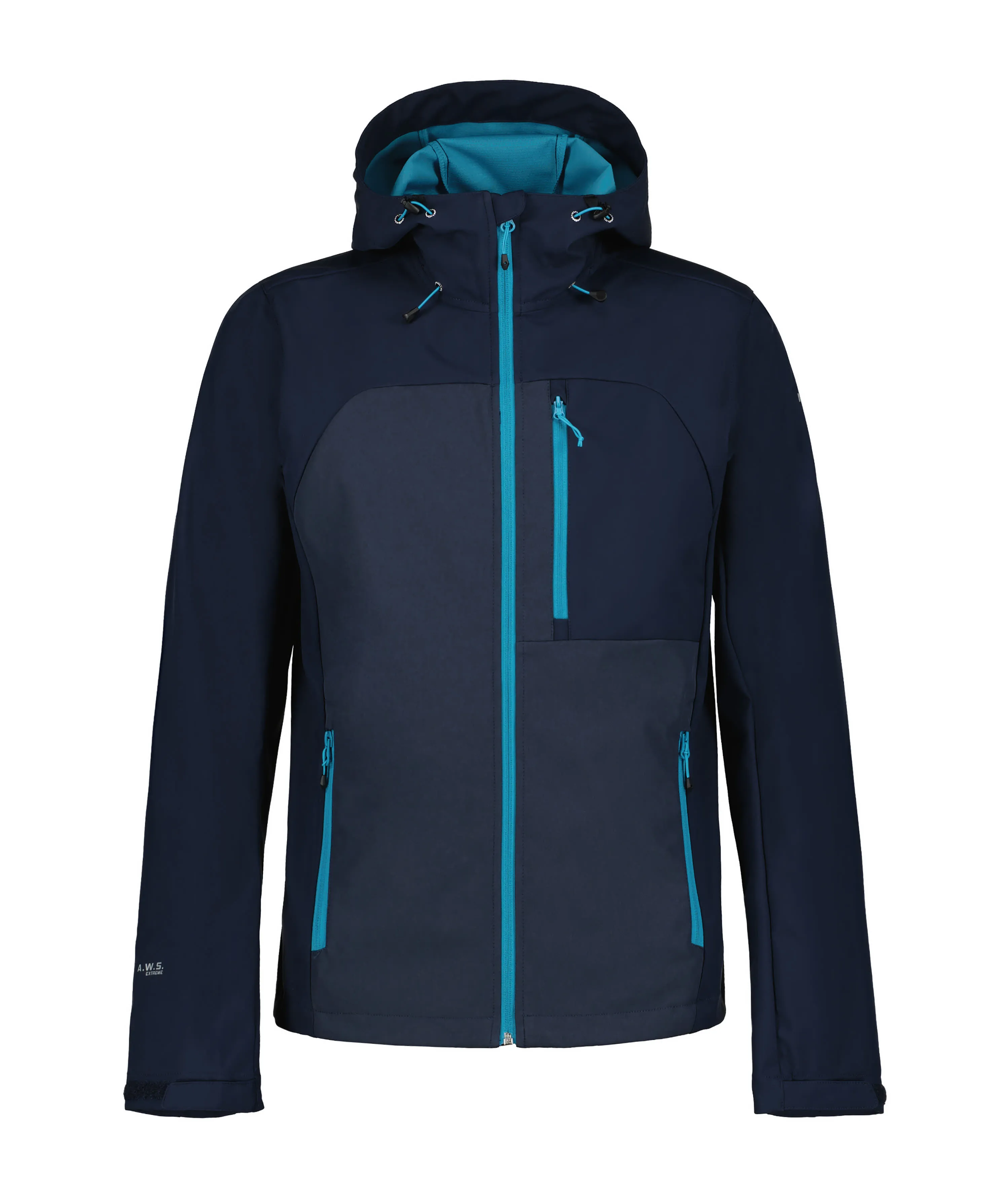 Icepeak Brooker Herren Softshelljacke Funktionsjacke Wanderjacke blau