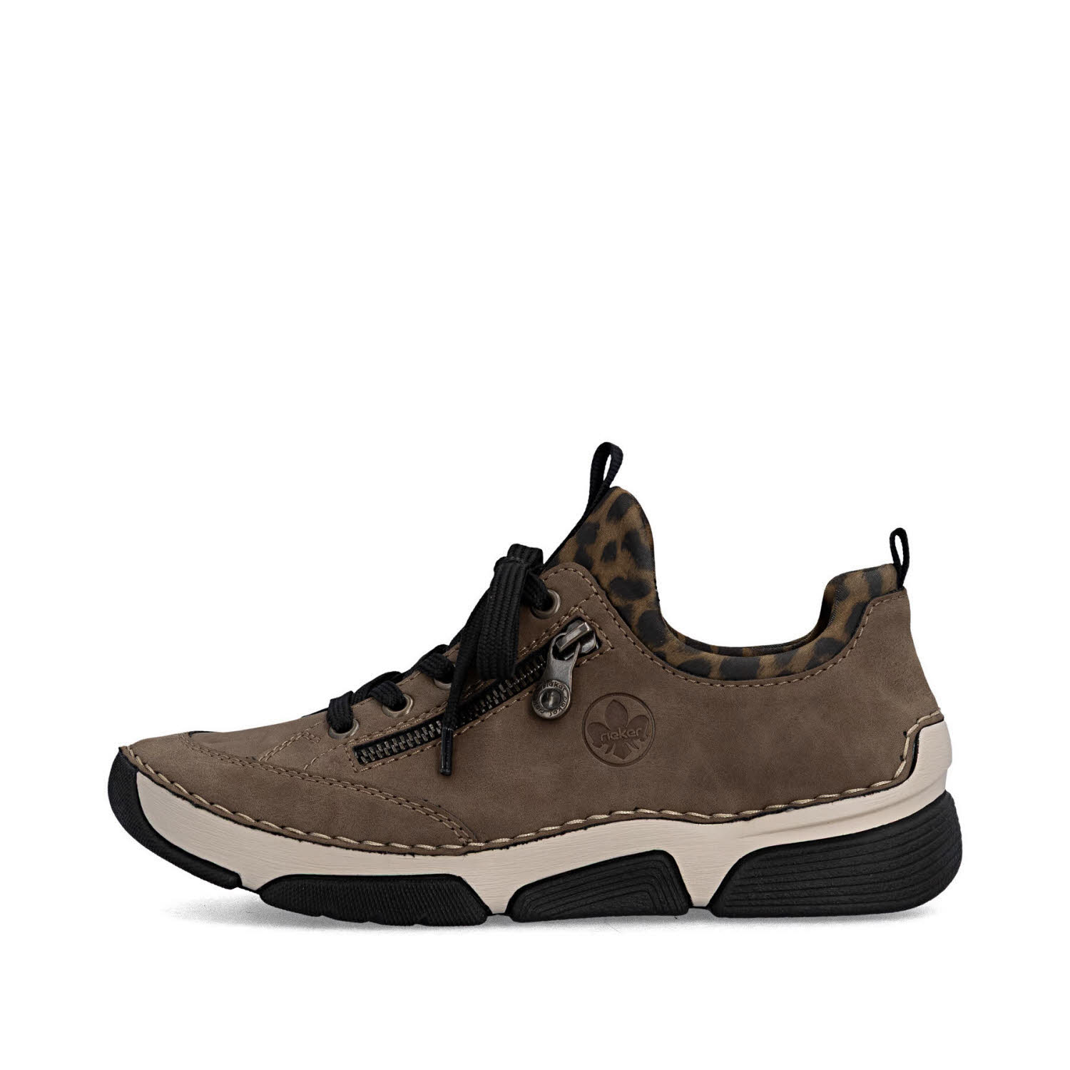 Rieker HWK Damen Halbschuhe Sneaker braun