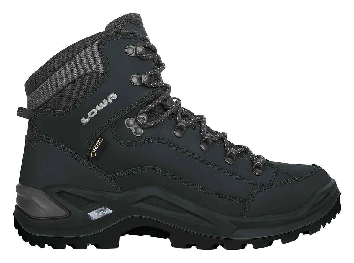 LOWA Renegade GTX MID Herren Trekkingschuhe Outdoor Freizeit schwarz
