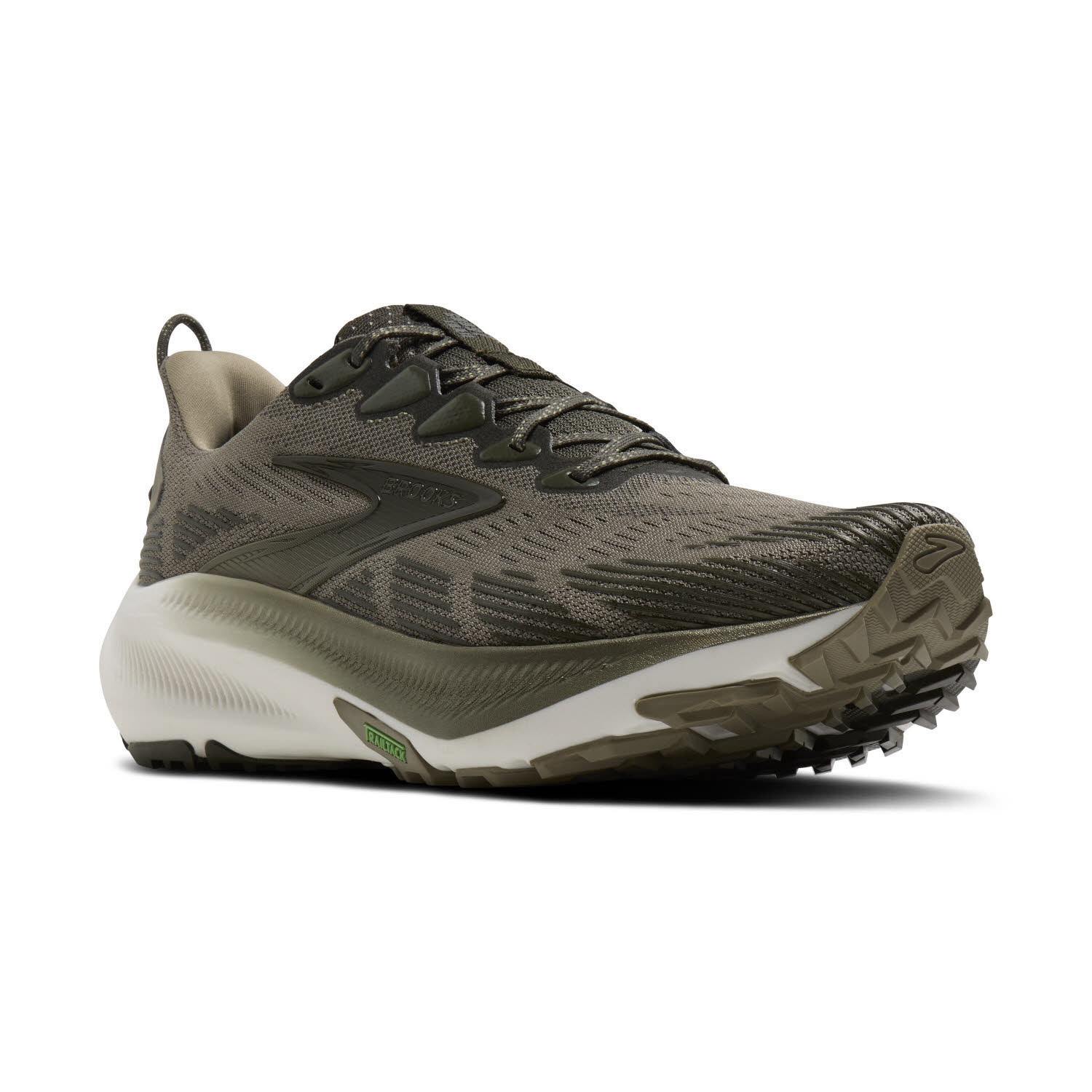 Brooks Ghost Trail Herren Trailrunning Laufschuhe olive/olive/metallic