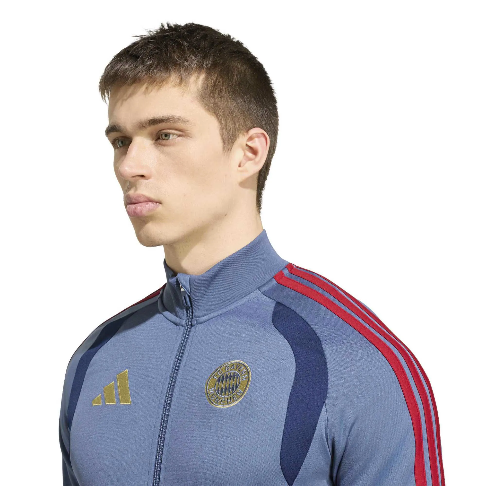 adidas FC Bayern TK SUIT Herren Trainingsanzug Jogginganzug 26/27 blau