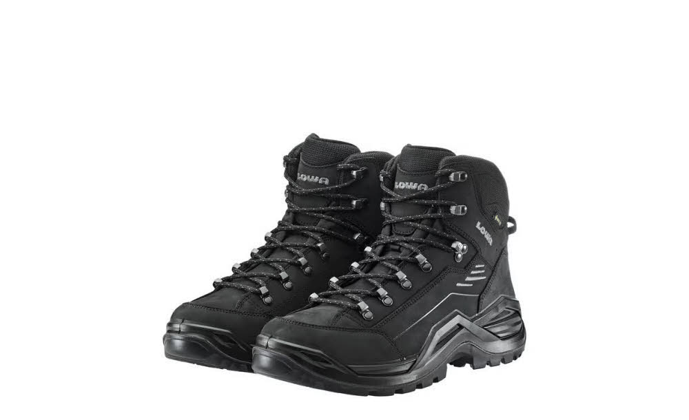 LOWA RENEGADE EVO GTX MID Herren Wanderschuhe Trekkingschuhe Mid tiefschwarz