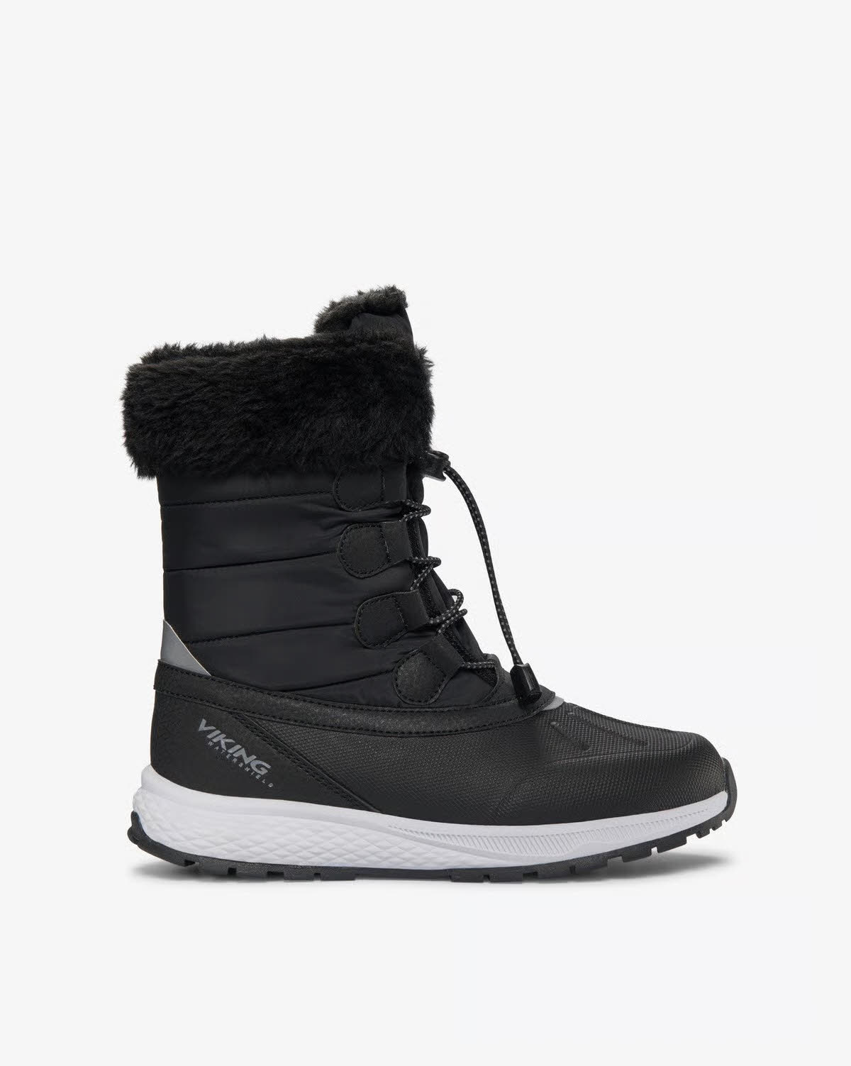 Viking Equip Warm Stiefel Slipper Kinder schwarz