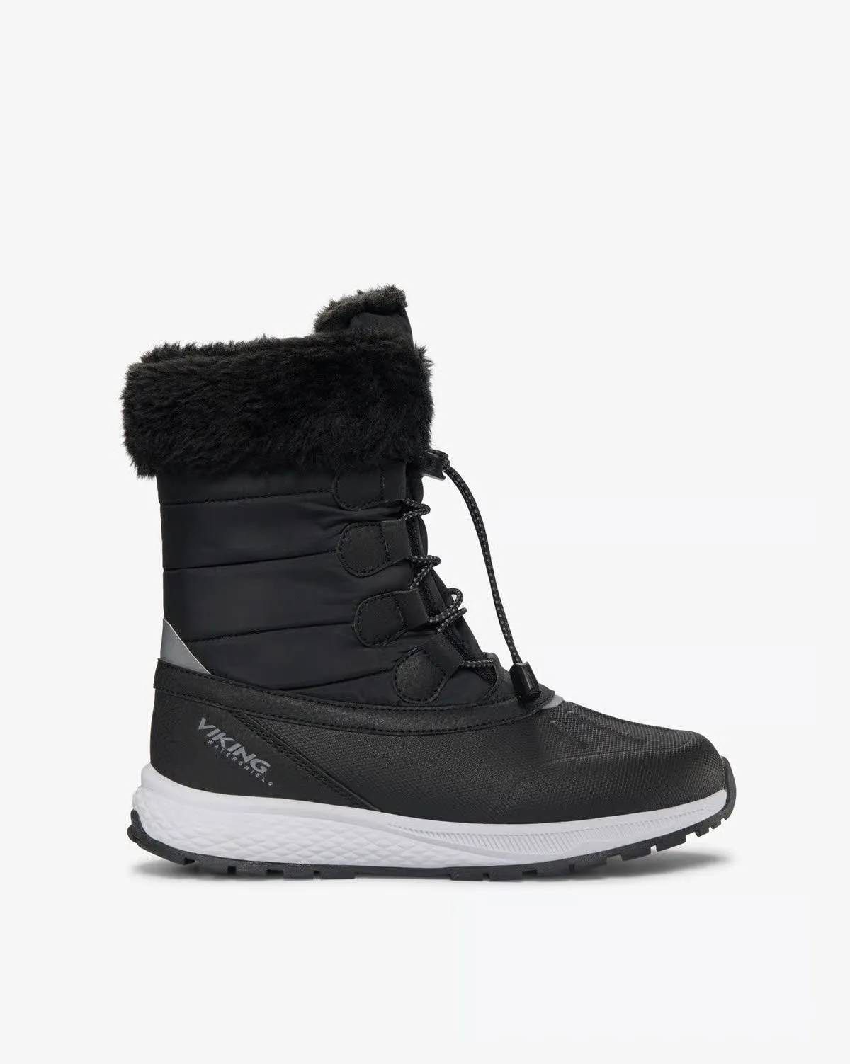 Viking Equip Warm Stiefel Slipper Kinder schwarz