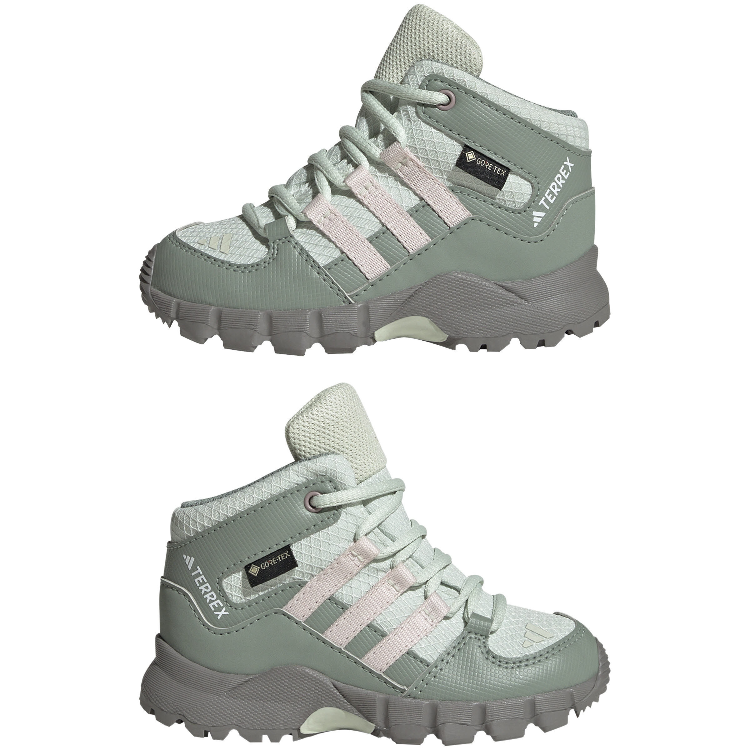 adidas Terrex Mid GORE-TEX Wanderschuh Kinder hellgrün