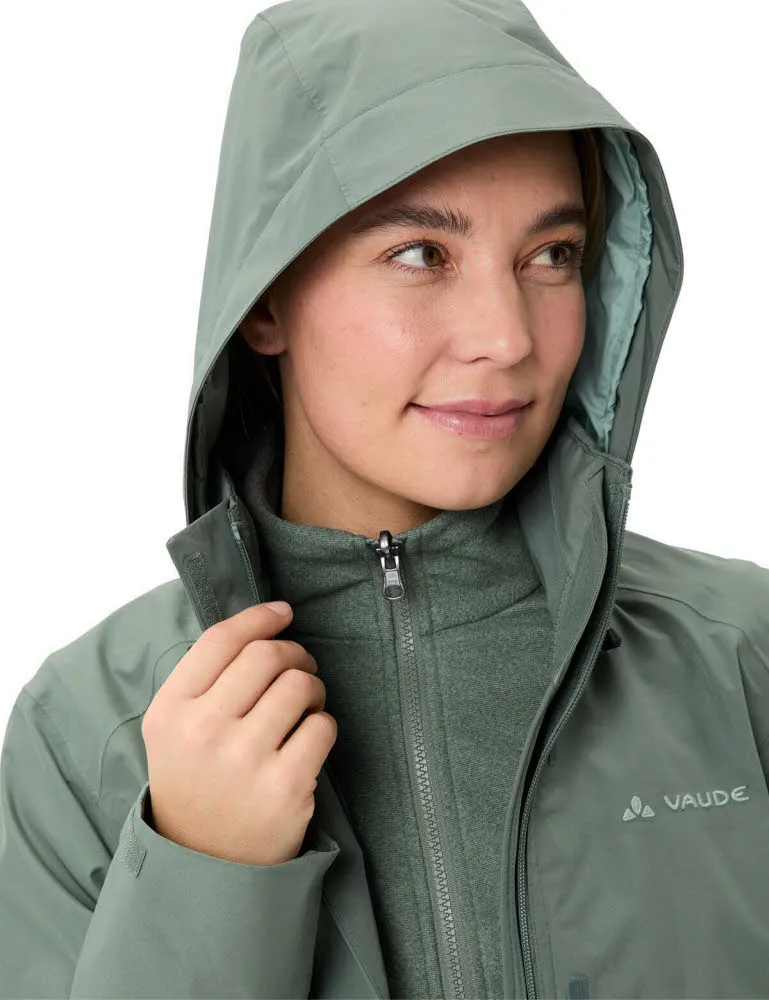 Vaude Rosemoor 3 in 1 Lagenjacke Outdoorjacke wasserdicht Damen grün
