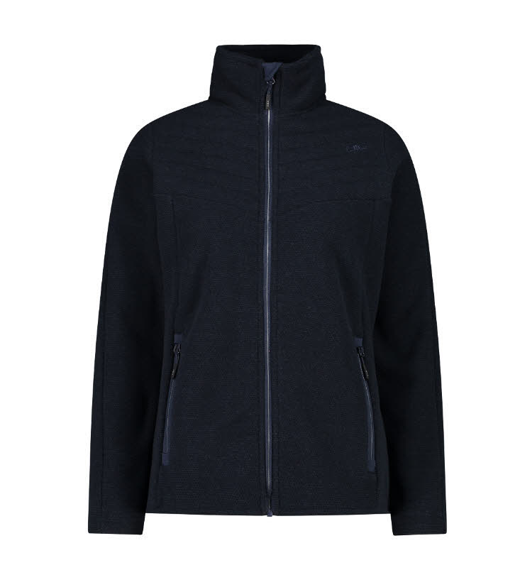 CMP Damen Jacke Hybridjacke Fleecejacke dunkelblau