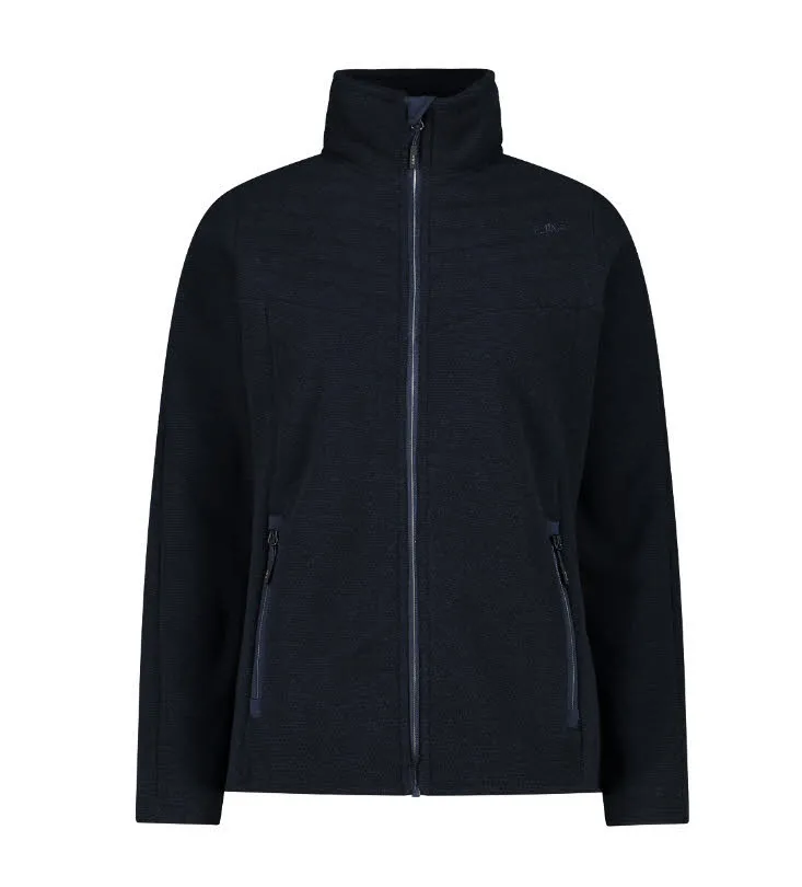 CMP Damen Jacke Hybridjacke Fleecejacke dunkelblau