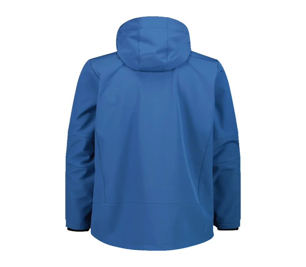 CMP MAN JACKET ZIP HOOD Softshelljacke Herren blau