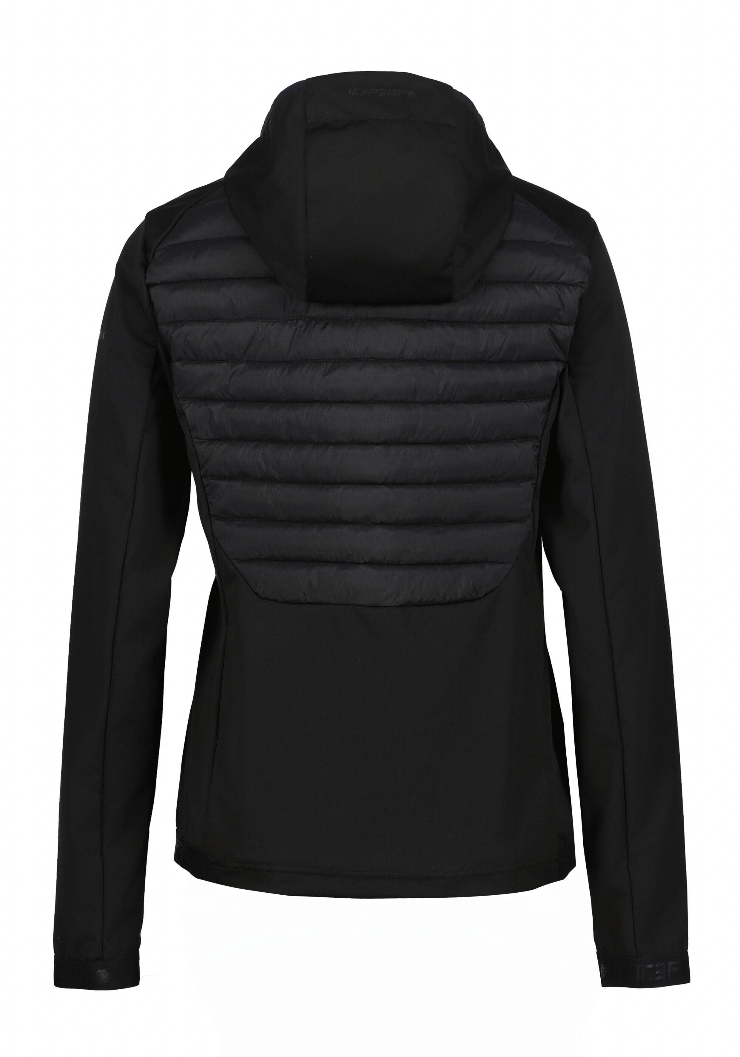 ICEPEAK DEERTON Damen Softshelljacke Daunenjacke schwarz
