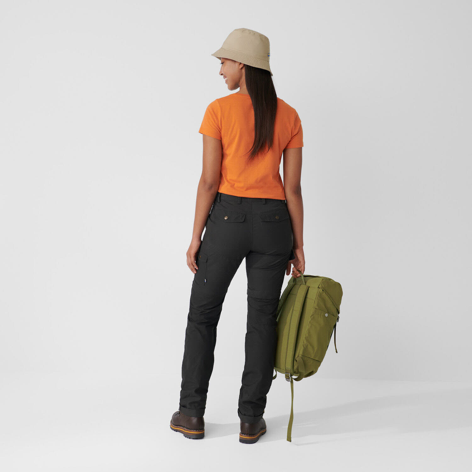 Fjällräven Karla Pro Zip-off Trousers W Wanderhose Wandershorts Damen dunkelblau