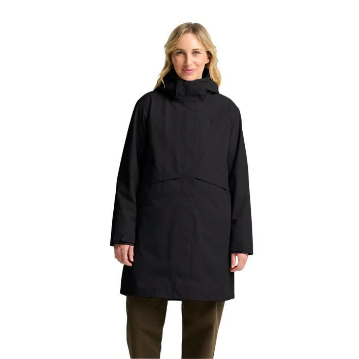 Jack Wolfskin Baylight 3in1 Coat Damen Kombimantel Freizeitmantel schwarz