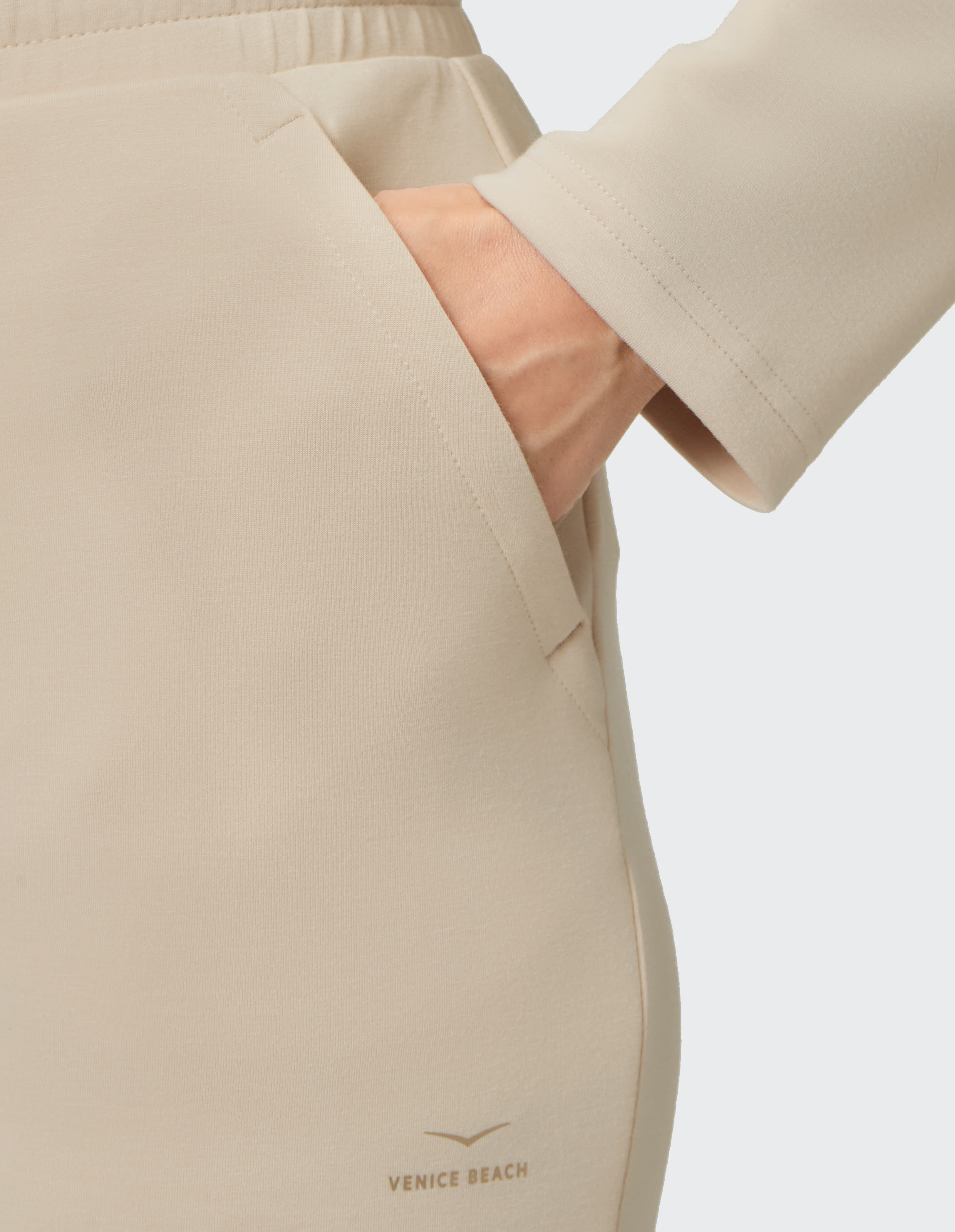 Venice Beach LYDA Sweathose Jogginghose Damen beige
