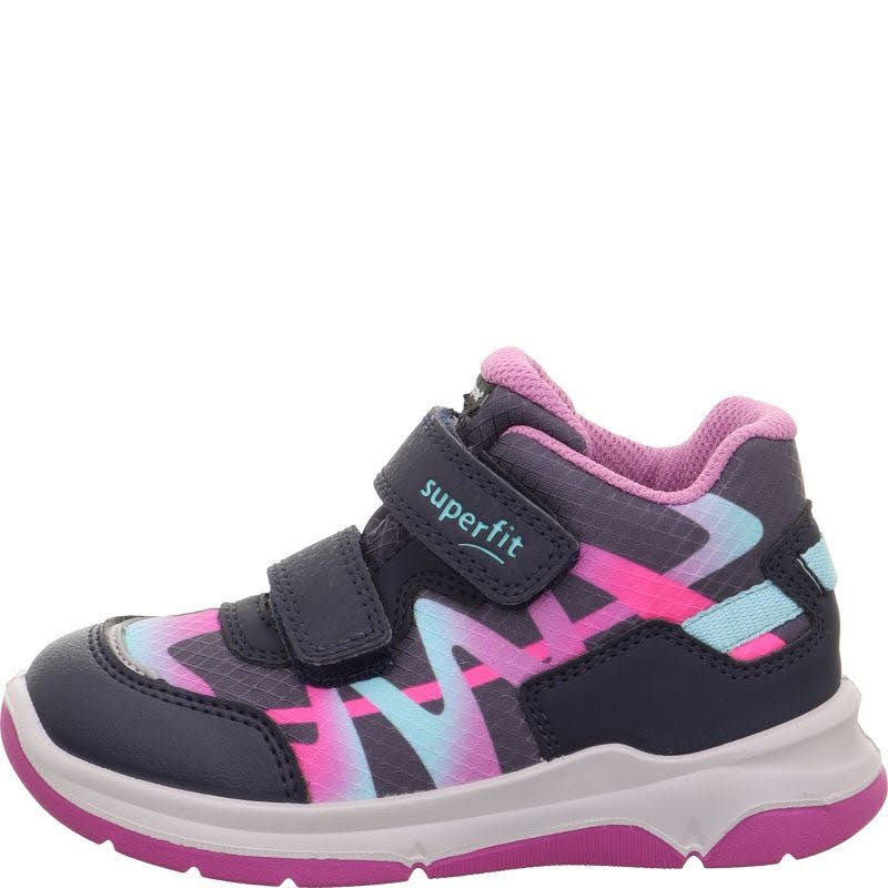 Superfit COOPER Mädchen Sneaker Low Outdoorschuhe blau/lila