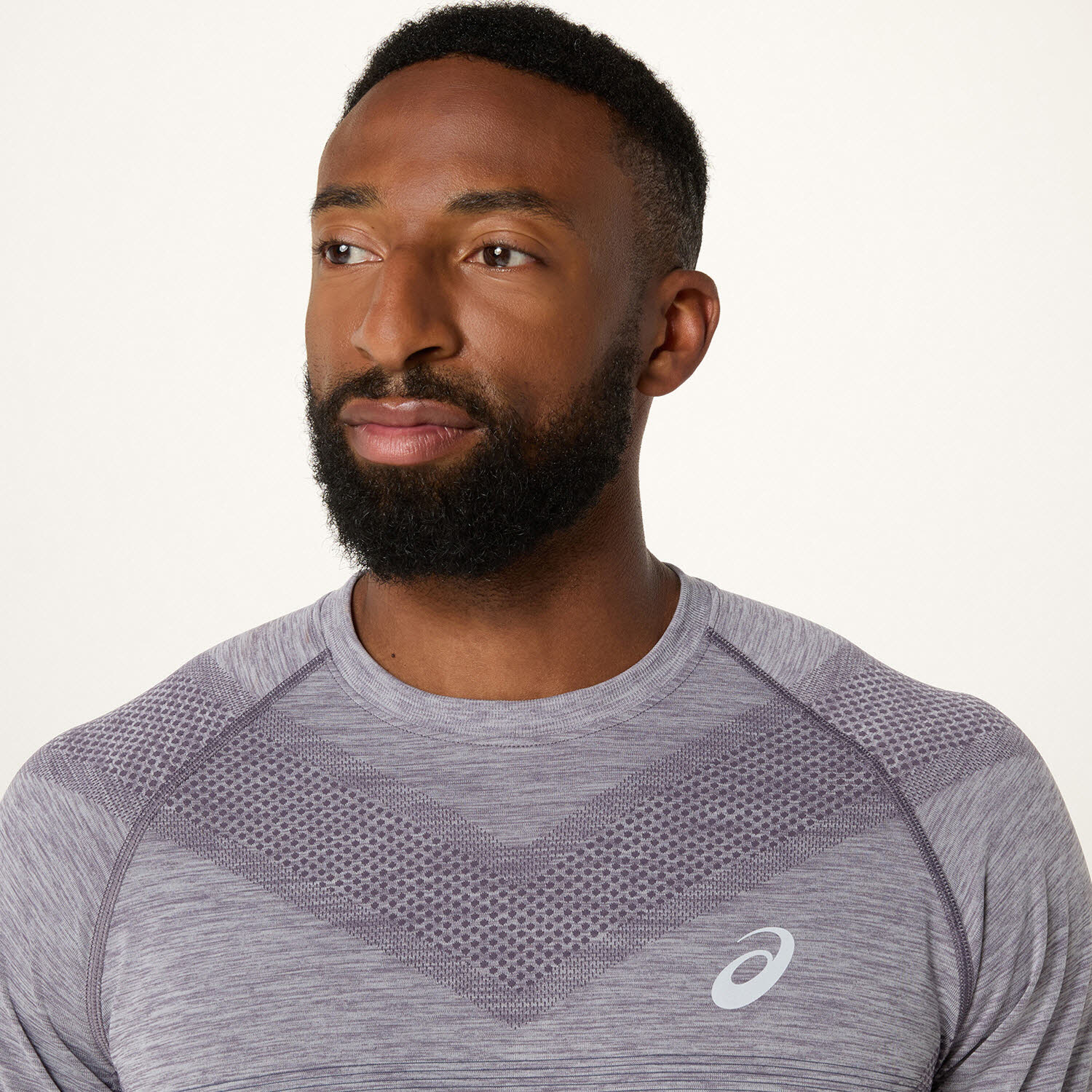 ASICS SEAMLESS SS TOP Laufshirt Herren dunkelblau lila