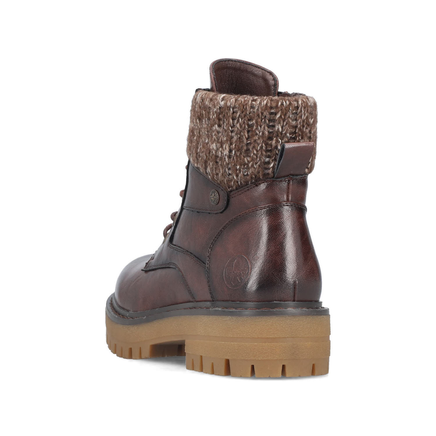 Rieker HWK Damen Stiefel Damen Modestiefel Winterstiefel dunkelbraun