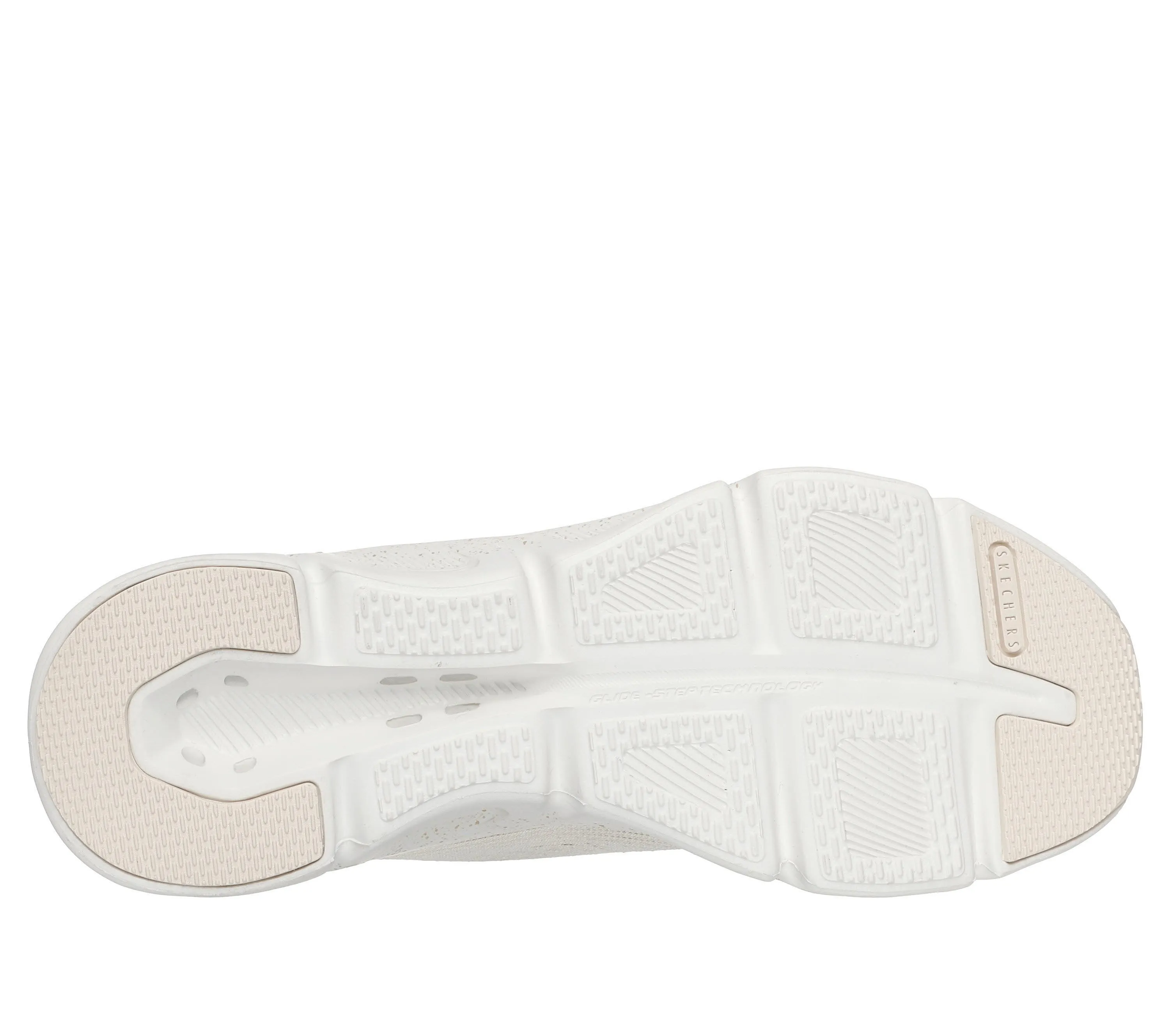 Skechers Glide-Step Gratify-Pace Sneaker Slipper Damen beige