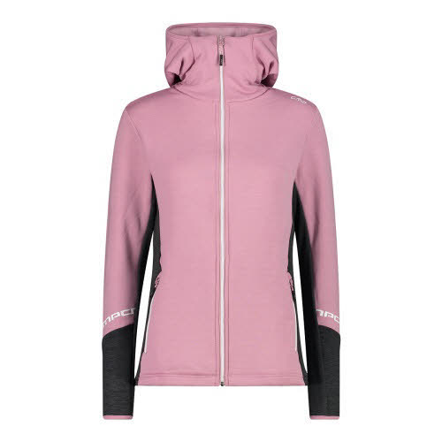 CMP Unlimitech Fleecejacke Kapuzenjacke Damen rosa NEU