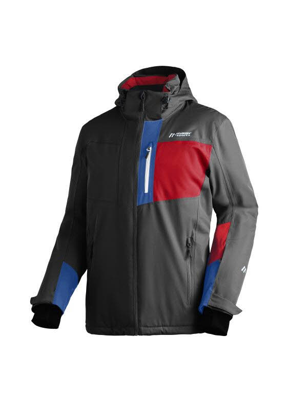 Maier Sports KARLEITEN M 2.0 Herren Skijacke Snowboardjacke black/salsa/imperial