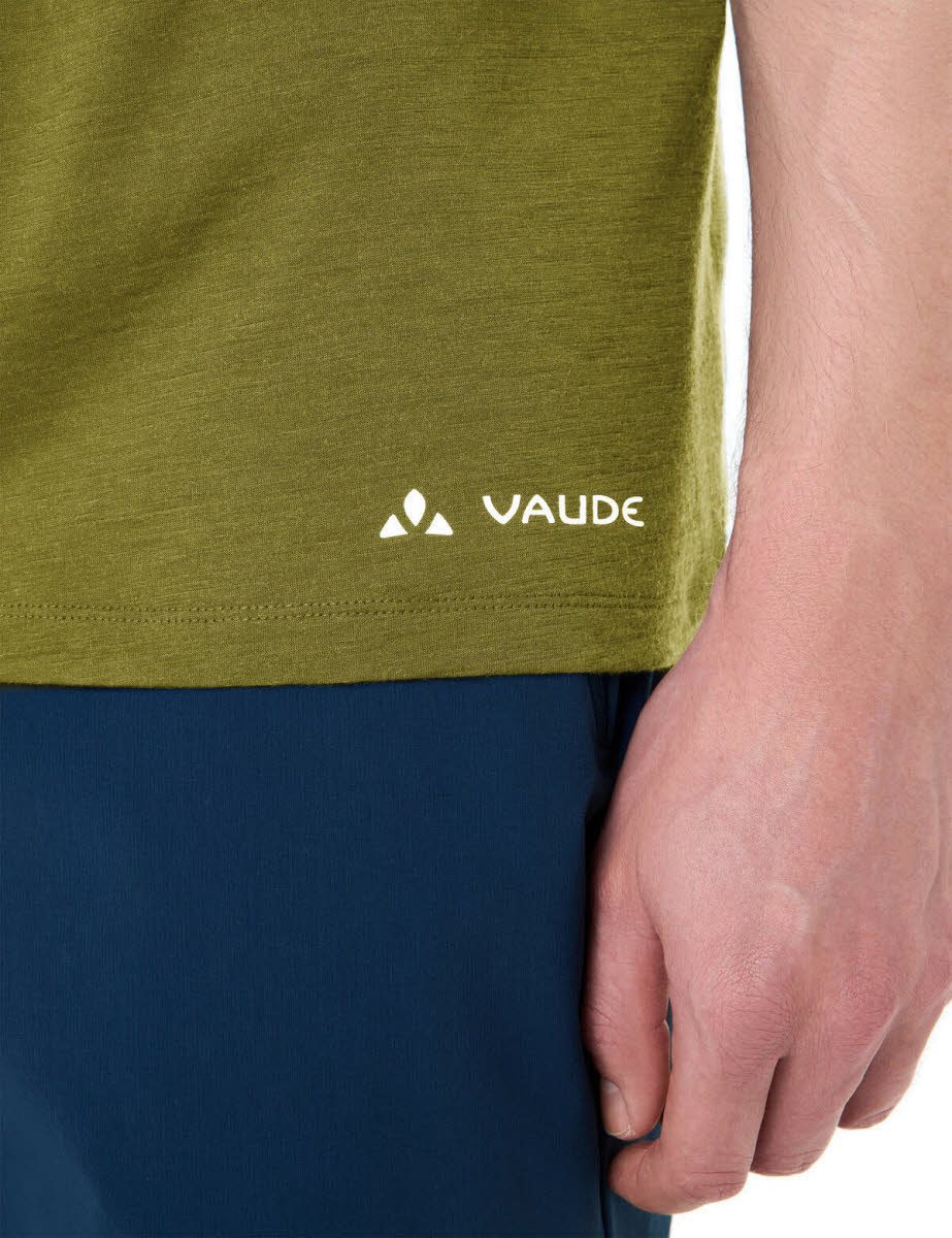 Vaude Tekoa Wool Herren T-Shirt Merino grün
