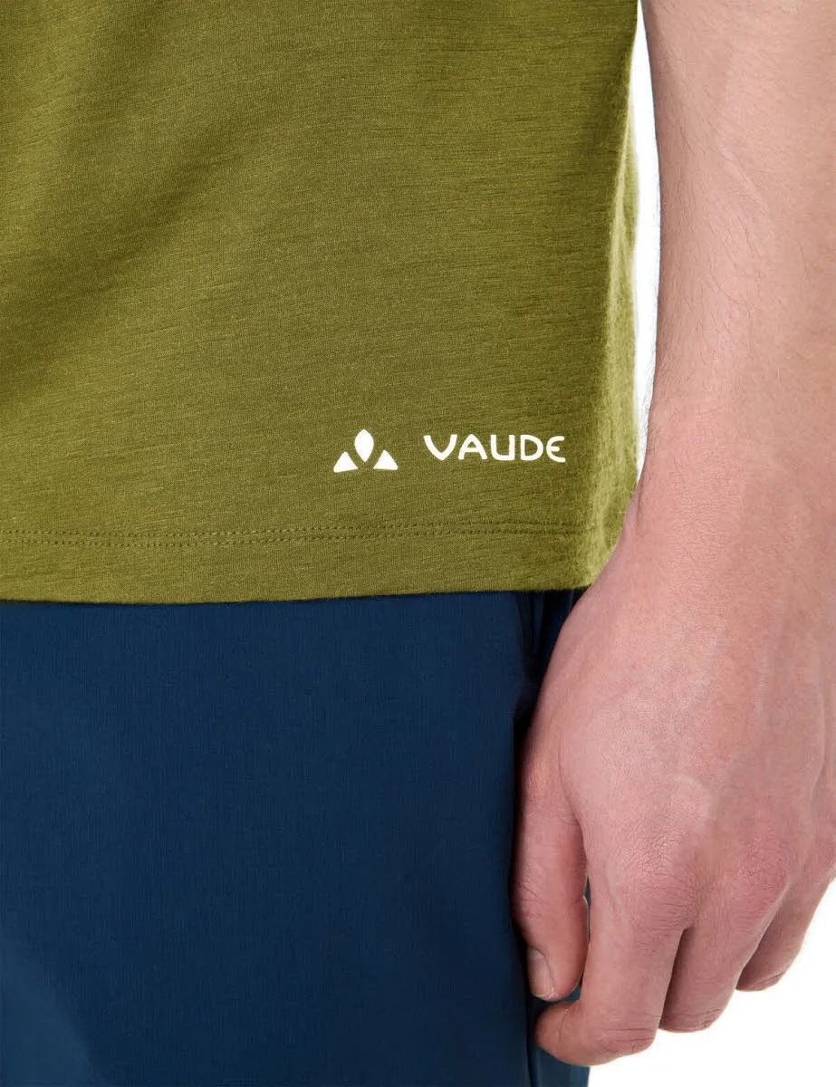 Vaude Tekoa Wool Herren T-Shirt Merino grün