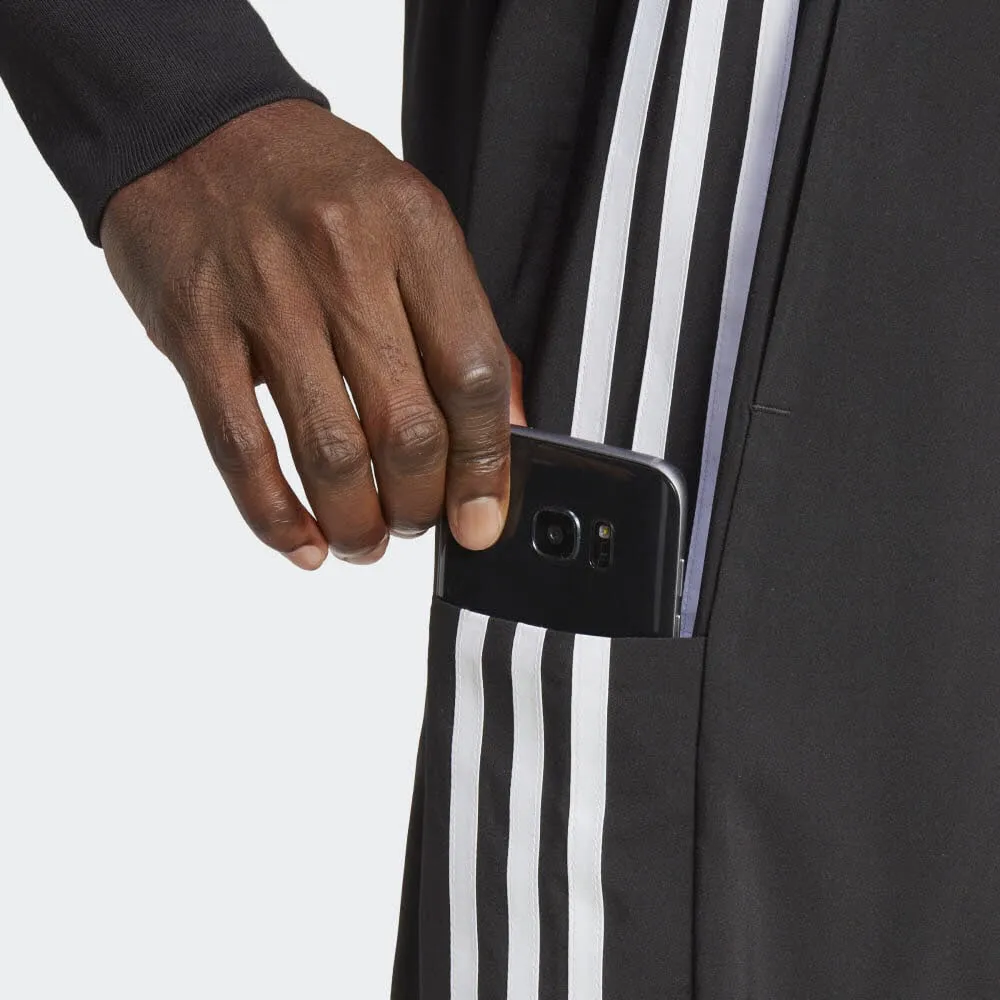 adidas AEROREADY Essentials Tapered Cuff Woven 3-Streifen Herren Jogginghose Sporthose schwarz
