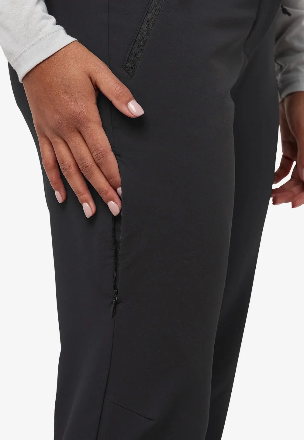 Jack Wolfskin Activate Thermic Pants Damen Wanderhose Trekkinghose schwarz