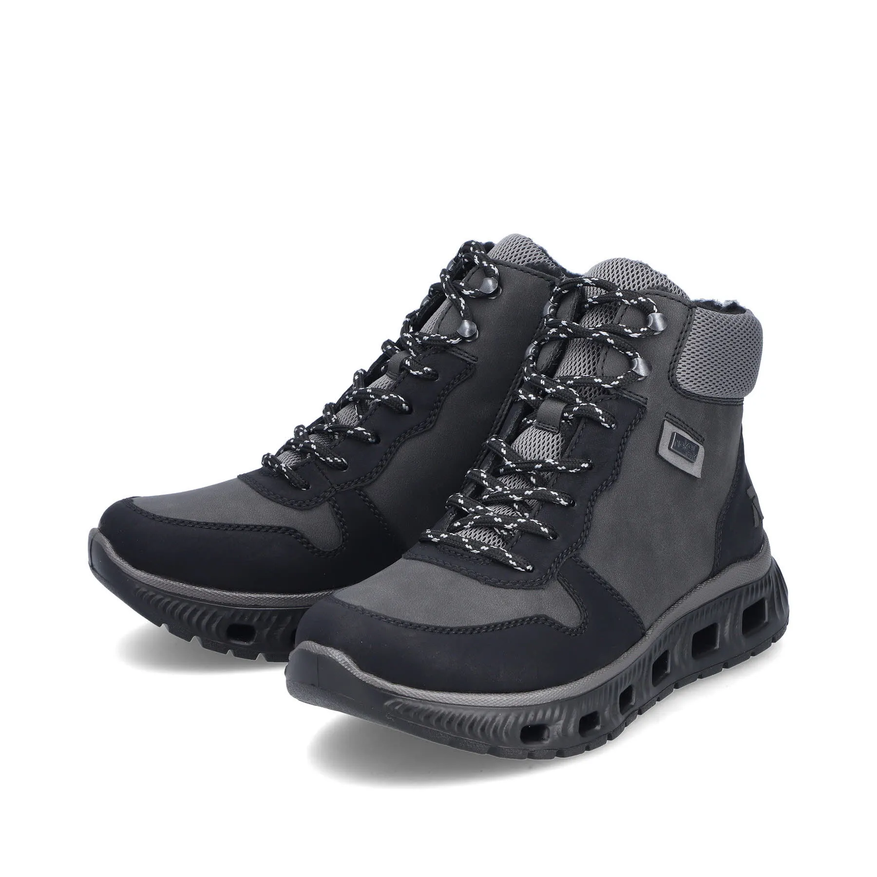 Rieker Damen Sneaker High schwarz