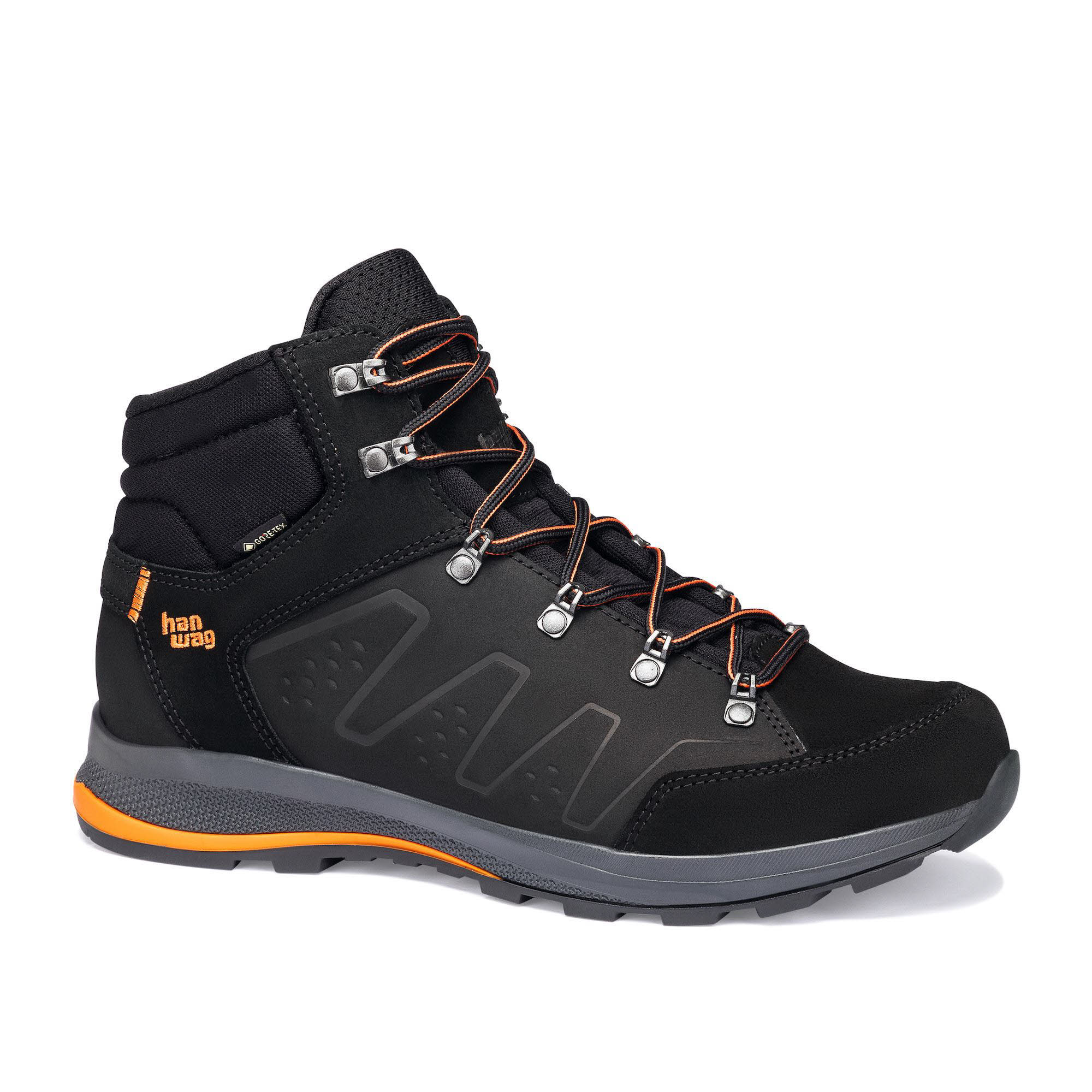 Hanwag Torsby GTX Trekkingschuhe High Wanderschuhe Gore-Tex Herren schwarz