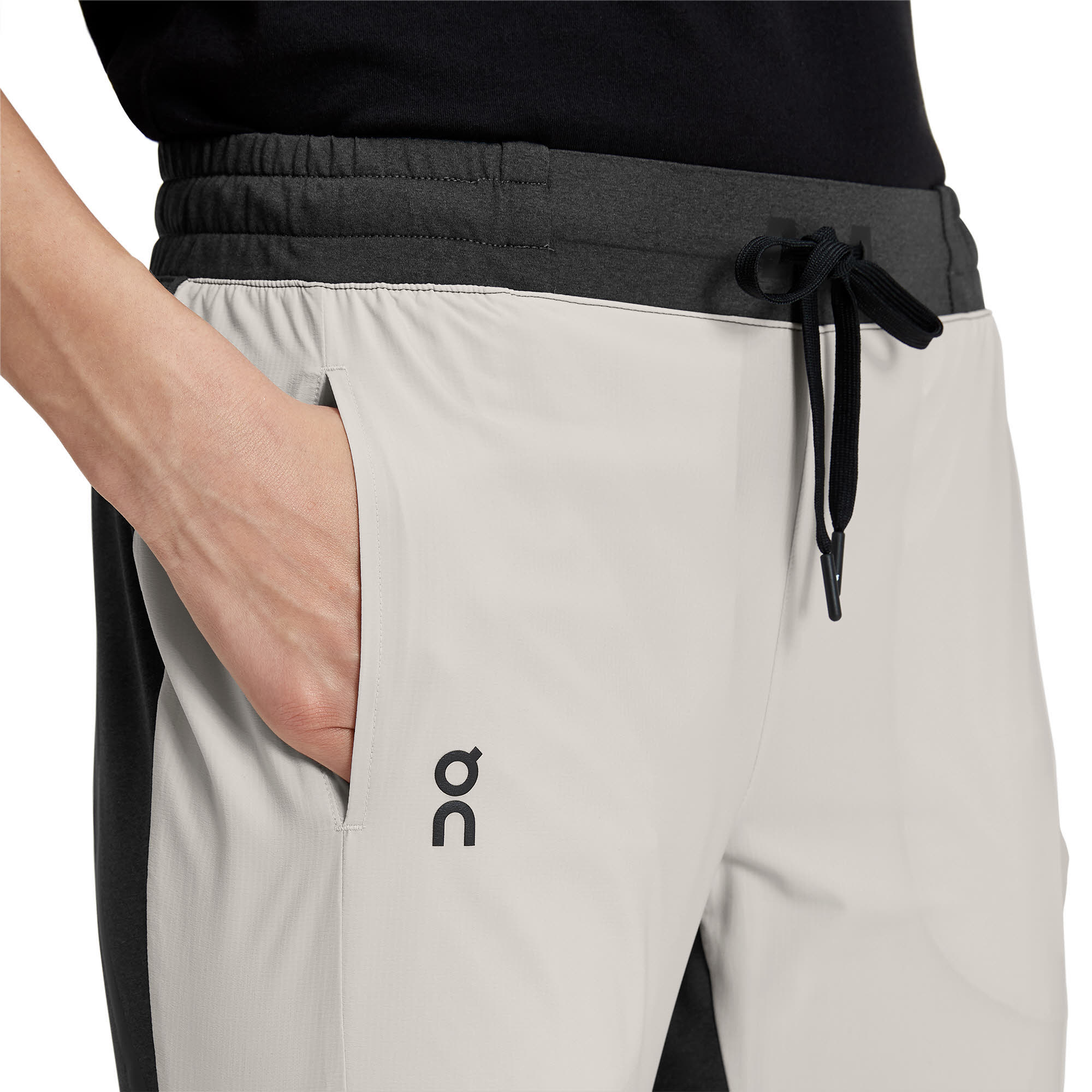 ON RUNNING PANTS W Damen Laufhose Trianingshose lang pearl/shadow NEU
