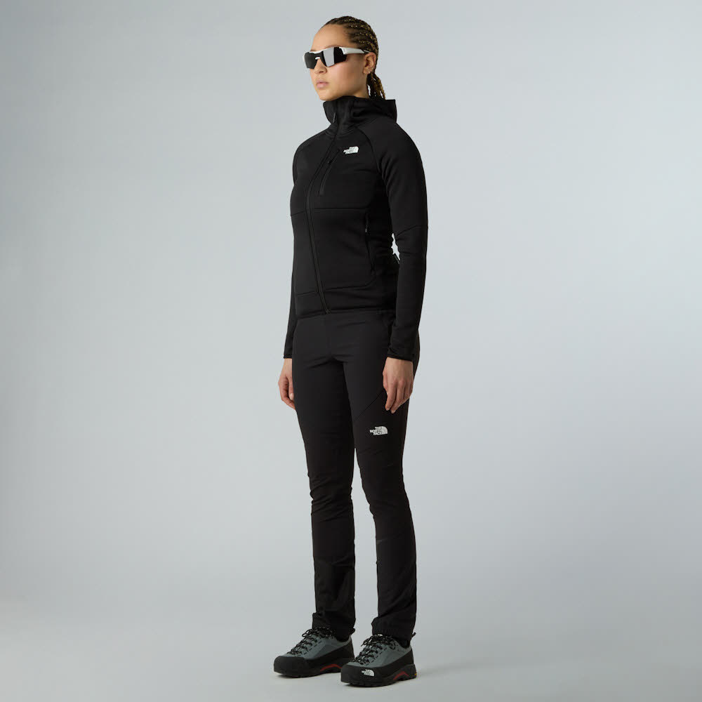 The North Face Meteora Fleece Damen Fleecejacke mit Kapuze schwarz Bild 6 The North Face Meteora Fleece Damen Fleecejacke mit Kapuze schwarz