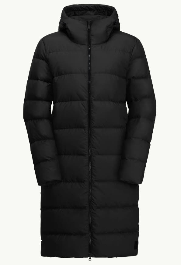 Jack Wolfskin Frozen Palace Coat W Daunenmantel Wintermantel Damen schwarz