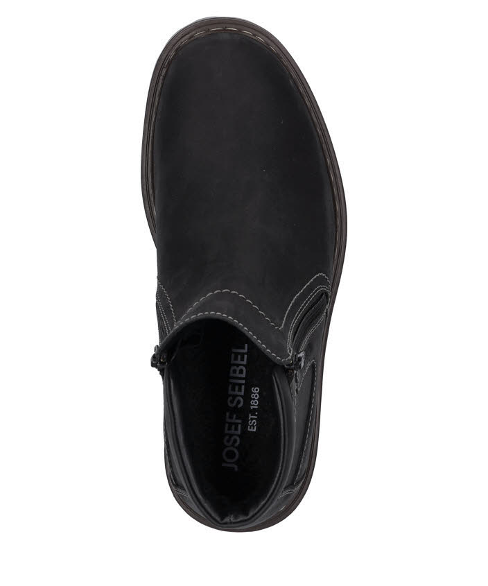 Josef Seibel Chance 55 Herren Stiefeletten Modestiefel schwarz