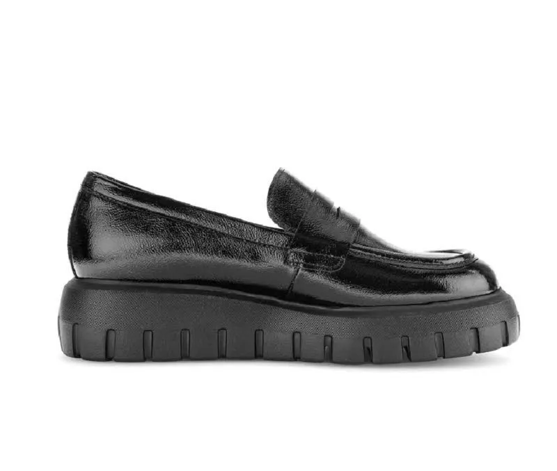 Gabor Loafer Damen Slipper Halbschuhe Modeschuhe schwarz