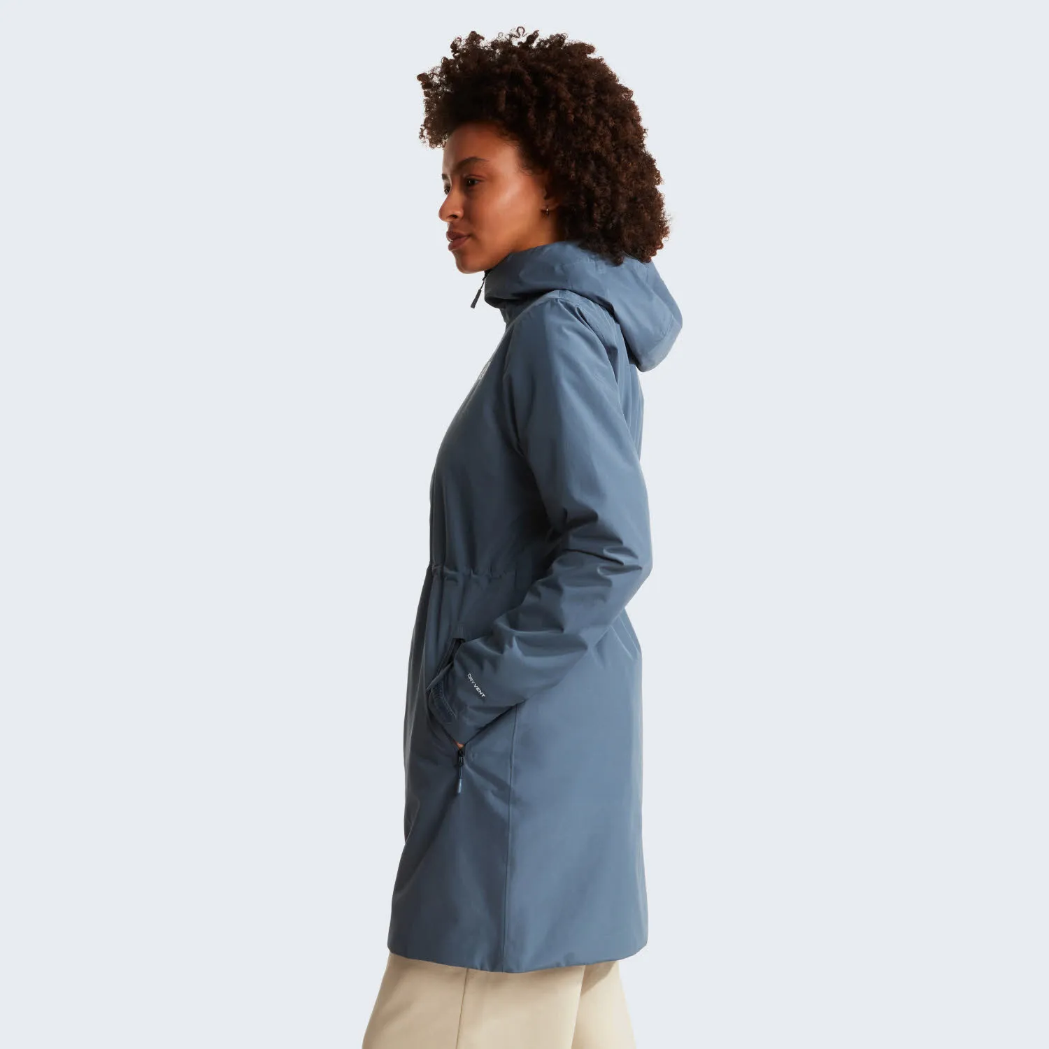 The North Face DRY HIKESTELLER PKA Damen Wanderjacke Regenjacke granite grey