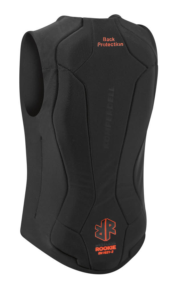 Komperdell Ballistic Vest Flex Fit ECO Kinder Rückenprotektor schwarz/orange