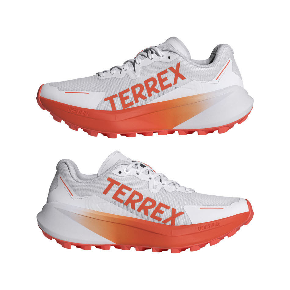 adidas Terrex Agravic 3 Damen Trailrunning-Schuh weiß/orange