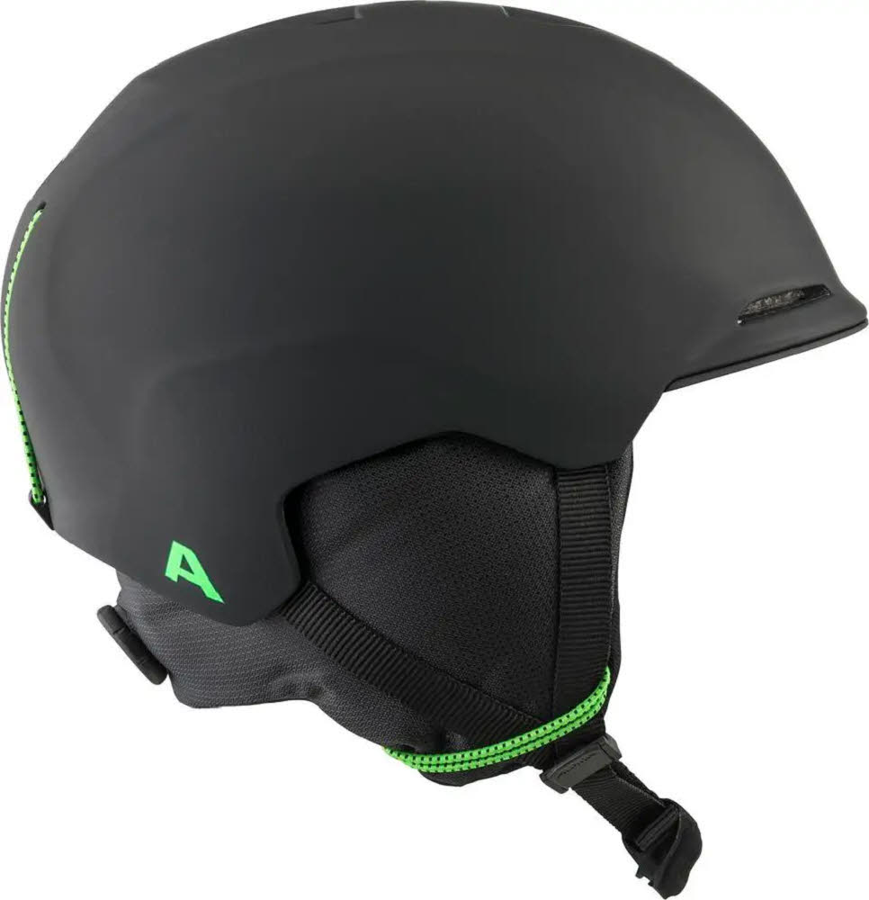 Alpina BRIX JR Kinder Skihelm Snowboardhelm black-neon matt