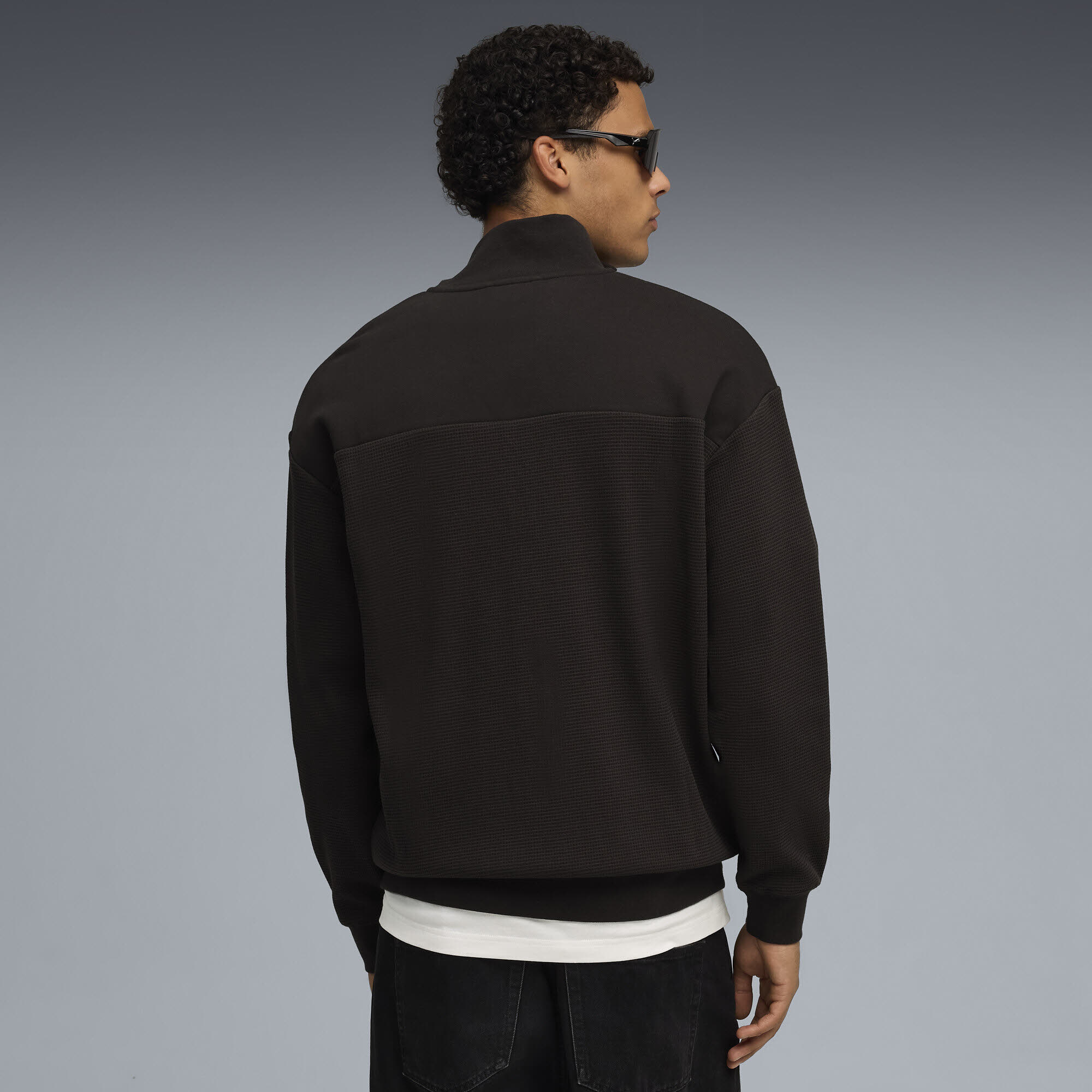 PUMA CLASS Pinnacle Track Jacket FL Herren Fleecejacke schwarz