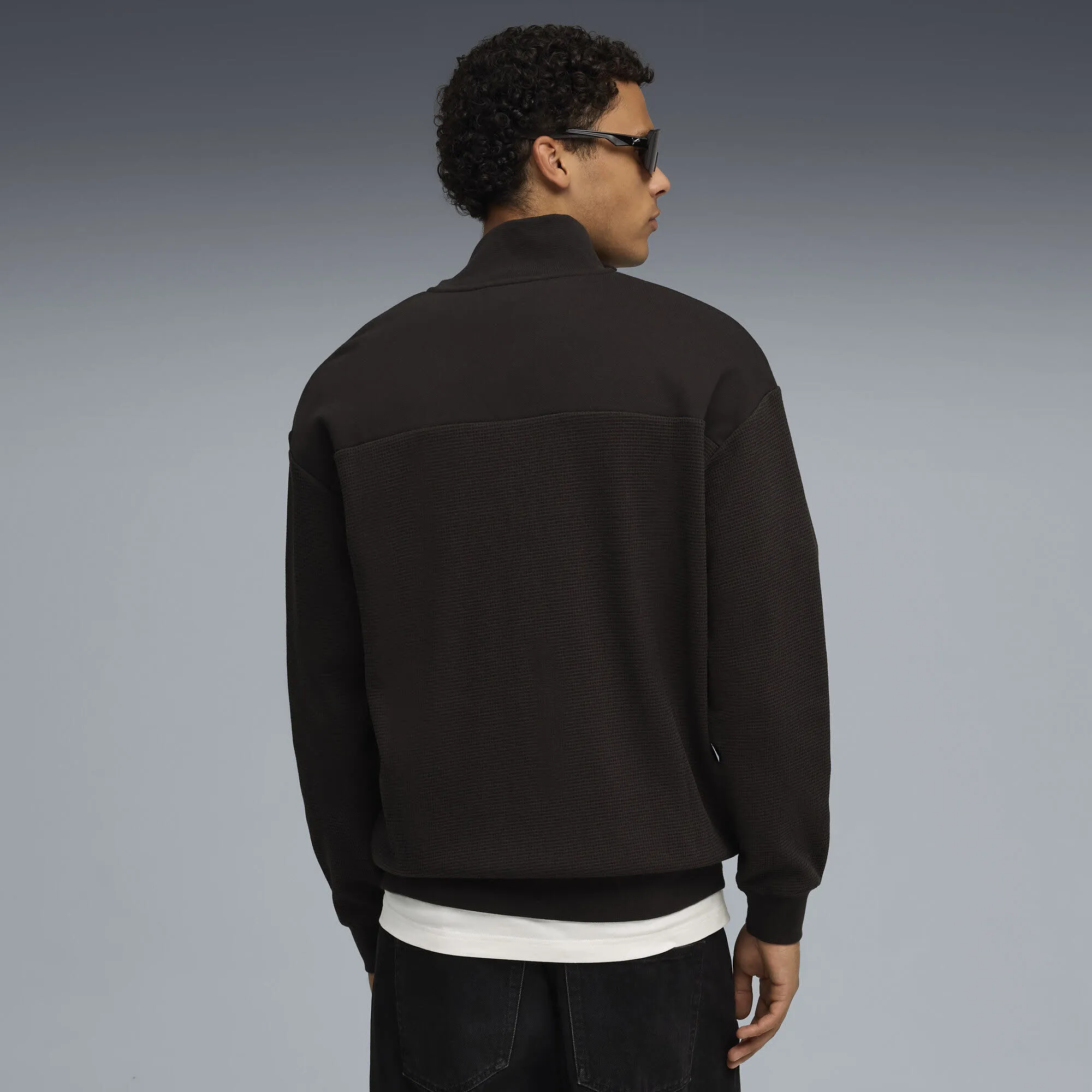 PUMA CLASS Pinnacle Track Jacket FL Herren Fleecejacke schwarz
